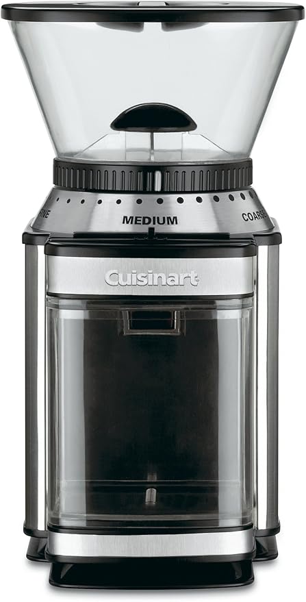 Cuisinart DBM-8 Supreme Grind Automatic Burr Mill Stainless Steel &amp DCC-3200P1 Perfectemp Coffee Maker 14 Cup Progammable with Glass Carafe Stainless Steel