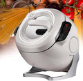 Automatic Cooking Machine2000W 6L auto Cooking Wok Fried Rice MachineOne Click Smart StartThree Speed Adjustable360° Automatic RotationSmart Touch for Stir FryingStewingCooking110V