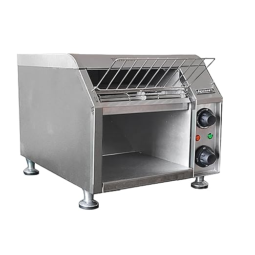 Adcraft Conveyor Toaster 13-1/2H x 14-1/2W x 19-1/2D in Stainless Steel (CVYT-120)
