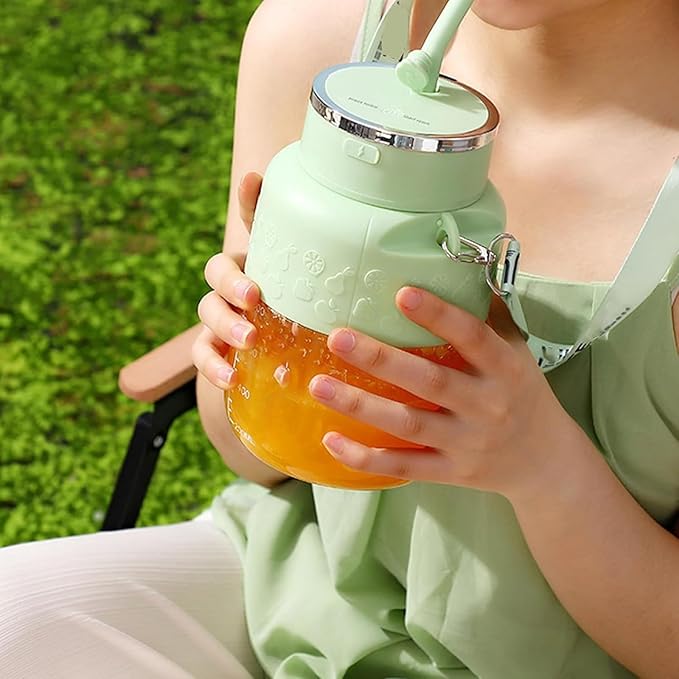 Travel USB 1000mAh Battery 700ml Portable Juicer with Ice Crush for Outdoor Office Protein Shakes Travel Blender Cup