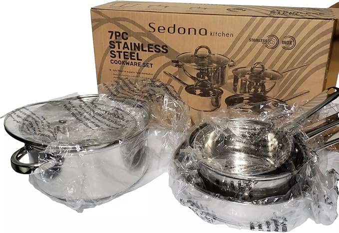 SEDONA Stainless Steel 7-Pc. Cookware Set