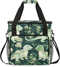 Cute Dinosaur Coffee Maker Carrying Bag Cartoon Dinosaur Travel Storage Bag Compatible with K-Mini or K-Mini Plus Single Serve Coffee Brewer Carrying Case with Multiple Pockets &amp Shoulder Strap