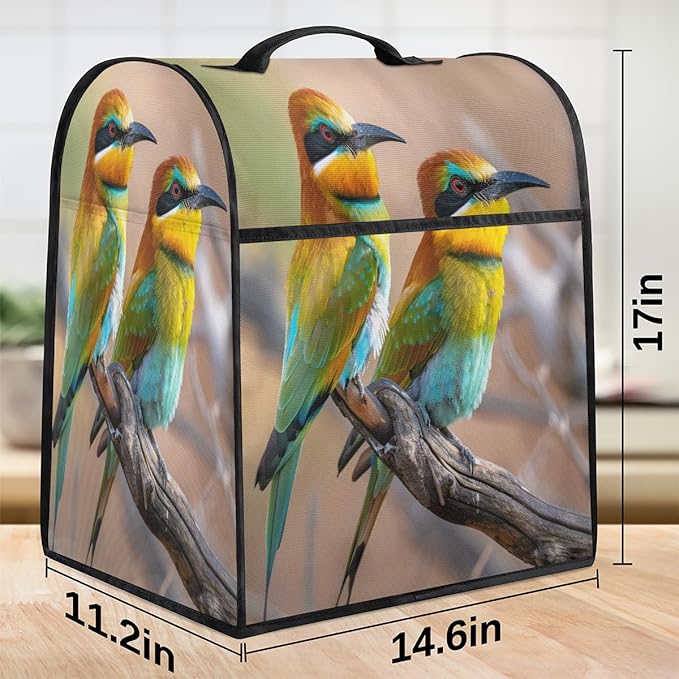 cfpolar Kitchen Aid Mixer Cover Compatible with 6-8 Quarts Animal Cute Bird Stand Mixer Cover Kitchen Aid Mixers Accessories Appliance Organizer Bag Dust Covers with Zipper Pocket