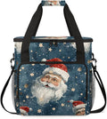 Mystical Santa Claus Coffee Maker Carrying Bag Bright Santa Claus Travel Storage Bag Compatible with K-Mini or K-Mini Plus Single Serve Coffee Brewer Carrying Case with Pockets &amp Shoulder Strap