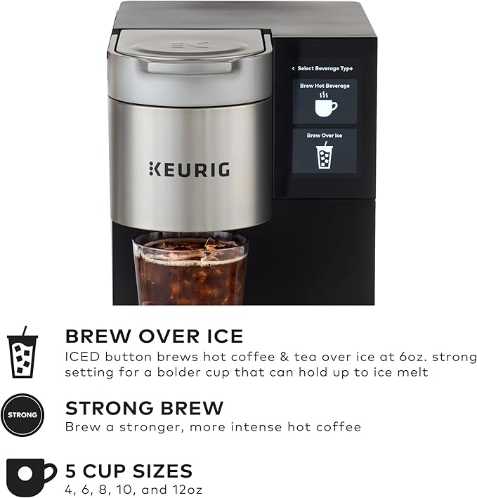 Keurig K-2550 Medium Business Single Serve Coffee Maker Plumbed Silver/Black