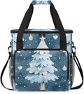 Magical Tree Christmas Coffee Maker Carrying Bag Travel Storage Bag Compatible with K-Mini or K-Mini Plus Single Serve Coffee Brewer Carrying Case with Multiple Pockets &amp Shoulder Strap