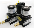 ES02 Pull Wire Displacement Pull Rope Sensor Drawstring Encoder Electronic Ruler(Stroke Within 1200mm(2000 Pulse)