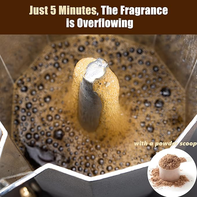 SHANGSKY Coffee Pot Electric Moka Pot 6 Cup Espresso Coffee Maker Cafeteras Electricas Italian Coffee Maker Espresso Makers Portable Aluminum Electric Mocha Pot Coffee Machine Moka Maker