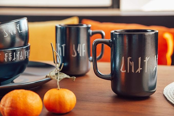 Star Wars The Mandalorian 8-Piece Limited Edition Stoneware Dinnerware Set