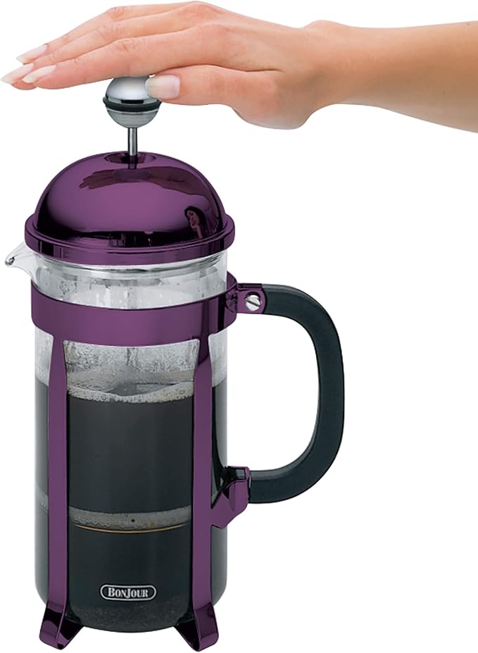 BonJour Maximus French Press Coffee Maker - 8 Cup Purple