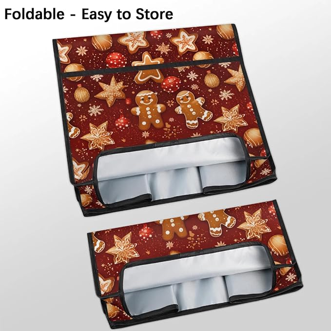 cfpolar Kitchen Aid Mixer Cover Compatible with 6-8 Quarts Colorful Gingerbread Xmas Ball Stand Mixer Cover Kitchen Aid Mixers Accessories Appliance Organizer Bag Dust Covers with Zipper Pocket