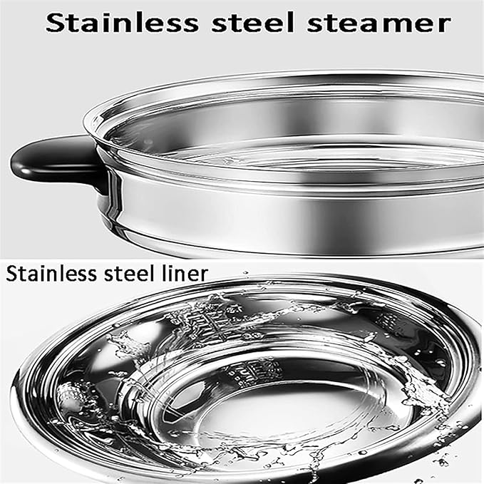 Rice Cookers and Steamer 304 Stainless Steel Food Rice Cooker with Keep-Warm Function (5L) ()