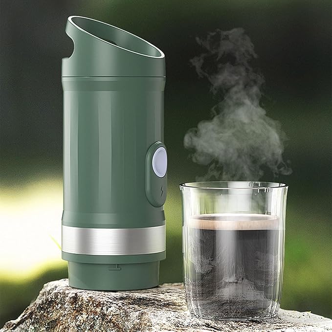 Portable Espresso Machines Rechargeable Electric Coffee Machines For Capsuled Ground Coffee For Car Camping Travelling