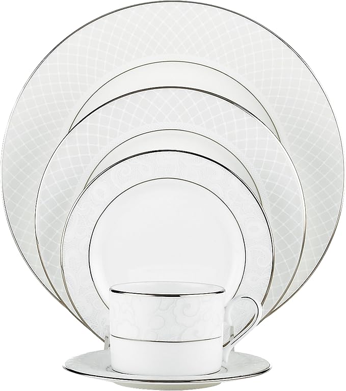 Lenox Venetian Lace 5 Piece Place Setting 5-Piece Place Setting Lenox Venetian Lace Fine DinnerwareWhite