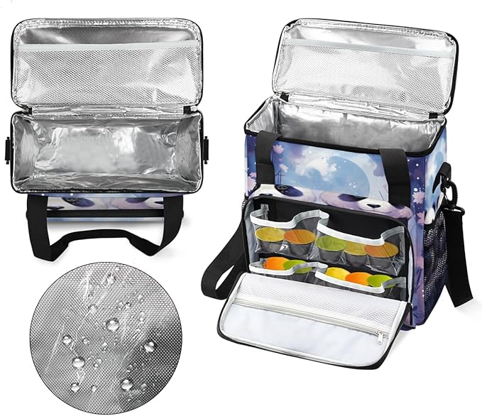 Panda Lotus Coffee Maker Carrying Bag Portable Travel Storage Tote Bag Compatible with K-Mini or K-Mini Plus Single Serve Coffee Brewer Carrying Case with Multiple Pockets &amp Shoulder Strap