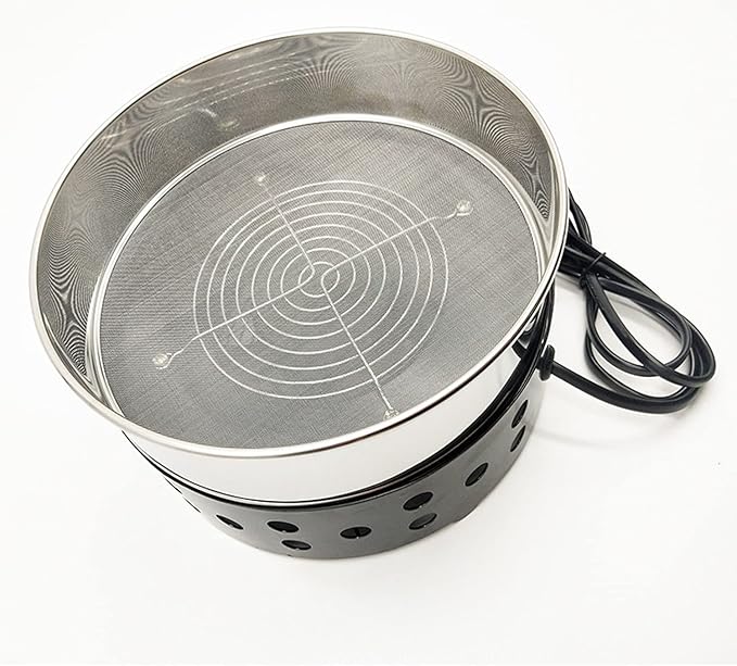 Electric Coffee Bean Cooler Household Coffee Beans Roasters Cooling Machine With 304 Stainless Steel Mesh 1000G Double Layer Collect Coffee Chaff 110V US Plug (600G/1.3LB 110V)