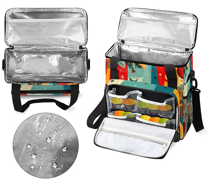 Abstract Tree Coffee Maker Carrying Bag Mystical Tree Travel Storage Bag Compatible with K-Mini or K-Mini Plus Single Serve Coffee Brewer Carrying Case with Multiple Pockets &amp Shoulder Strap