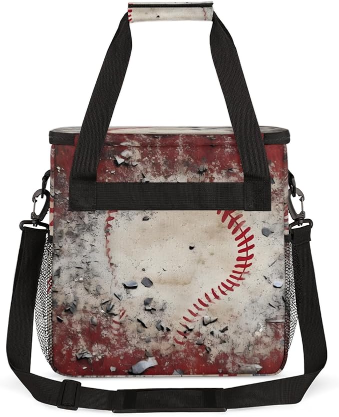 Graffiti Baseball Coffee Maker Carrying Bag Sport Baseball Travel Storage Bag Compatible with K-Mini or K-Mini Plus Single Serve Coffee Brewer Carrying Case with Multiple Pockets &amp Shoulder Stra