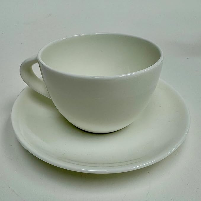 Bone China Dinnerware and Serveware. 15 Piece Tea Set Service for 6 Classic White