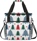 Abstract Tree Christmas Coffee Maker Carrying Bag Travel Storage Bag Compatible with K-Mini or K-Mini Plus Single Serve Coffee Brewer Carrying Case with Multiple Pockets &amp Shoulder Strap