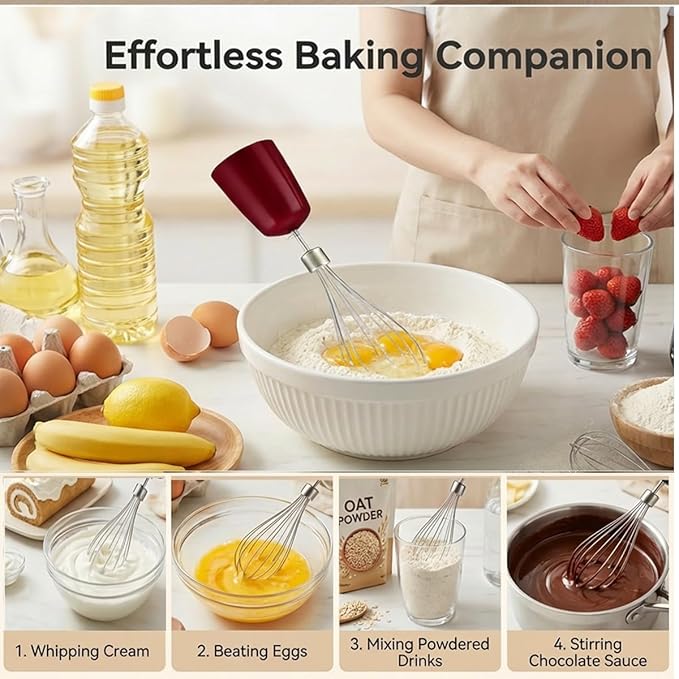 Megawise HB-2053 5-in-1 Hand Immersion Blender Set 800W Powerful Stick Blender with Turbo Mode Variable Speed Control Stainless Steel Blade Includes Whisk Milk Frother Chopper Bowl &amp Beaker