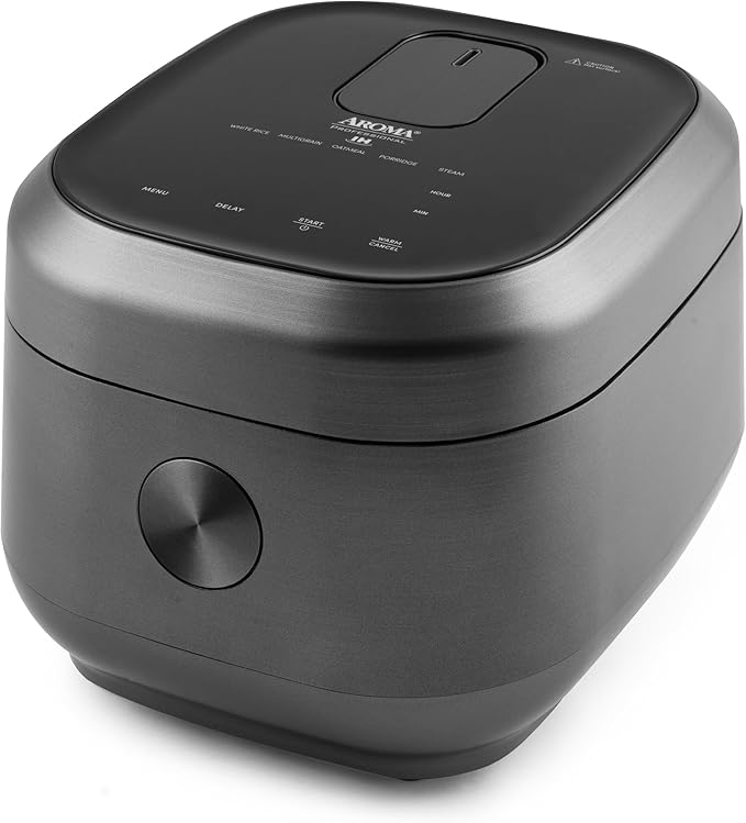 AROMA® Professional 6-Cups (UnCooked) / 3Qt. 360° Induction Rice Cooker &amp Multicooker (ARC-7606GR)