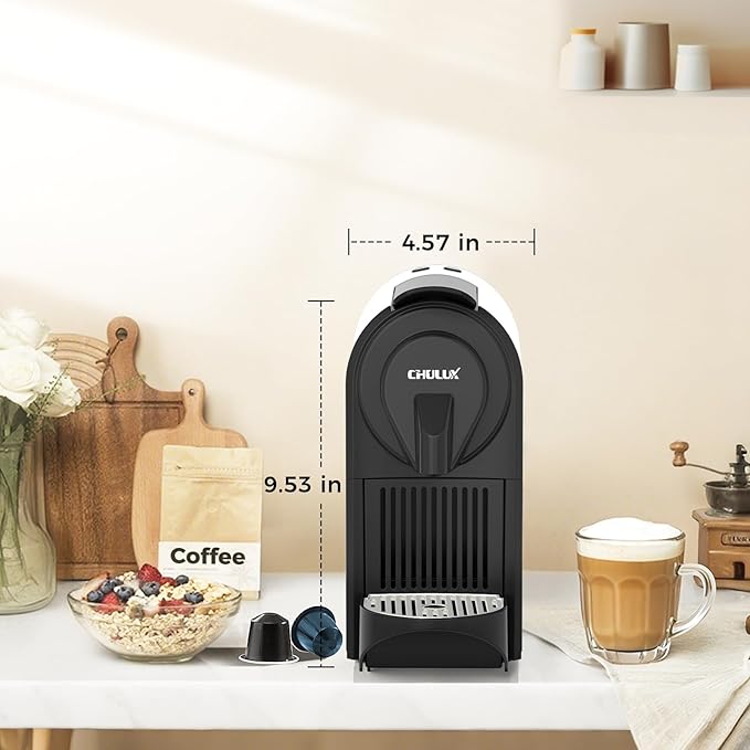 CHULUX Mini Espresso Pod Machine for NS Original Capsule 20 Bar Single Serve Espresso Coffee Maker 1400W