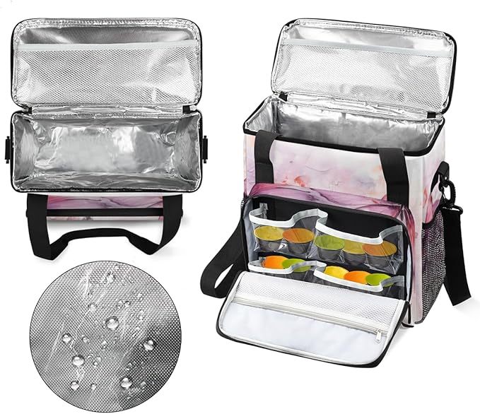 Retro Butterfly Coffee Maker Carrying Bag Oil Painting Butterfly Travel Storage Bag Compatible with K-Mini or K-Mini Plus Single Serve Coffee Brewer Carrying Case with Pockets &amp Shoulder Strap