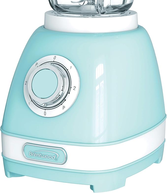 Brentwood Appliances JB-330BL 2-Speed Retro Blender with 50-Ounce Plastic Jar Blue Normal