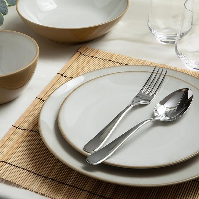 Larder &amp Vine Ceramic Stoneware Dinnerware 16-Piece Set 4 Place Settings (Sand)