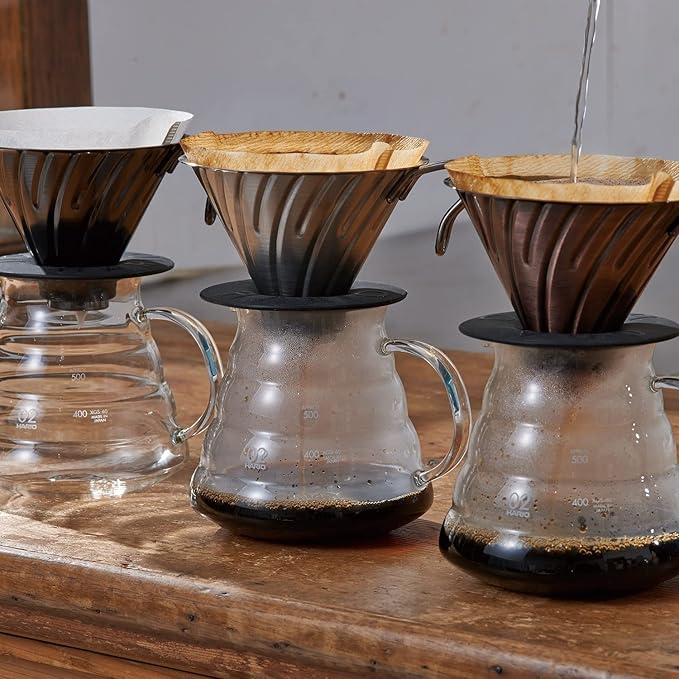 Hario V60 Metal Coffee Dripper 02 Matte Black