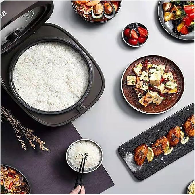 Mini Rice Cooker Commercial Rice Cooker 4L Portable Rice Cooker Cook Rice &amp Steam Vegetables For Rice Porridge Soup