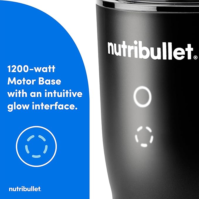 nutribullet® Ultra Plus+ 3-1 Compact Kitchen System 1200W Kitchen System with Blender Food Processor and Coffee and Spice Grinder 32oz and 24oz Blending Cups 2-Cup Food Processor Satin Black