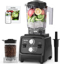 Aeitto Blenders for Kitchen with 1800W Motor 68Oz. Large Capacity 2-in-1 Blender &amp Grinder Combo BPA-Free Countertop Professional Blender for Smoothies Ice Crush Frozen Drinks Black