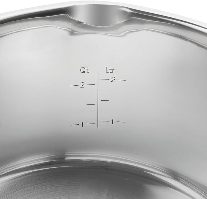 ZWILLING TrueFlow 4-Piece Saucepan Set with Pouring Function Induction Safe Stainless Steel Silver