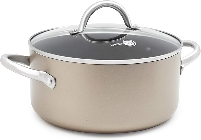 GreenPan Lima Bronze 5QT Non-Stick Covered Casserole
