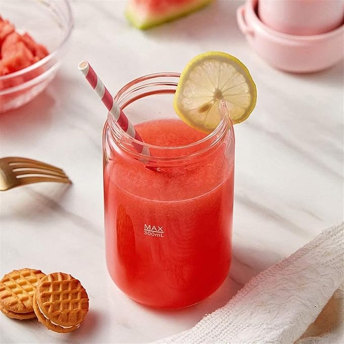 Portable Blender One-Handed Drinking Mini Blender for Shakes and Smoothies 17 oz Personal Blender with Rechargeable USB Made with BPA-Free Material Portable Juicer