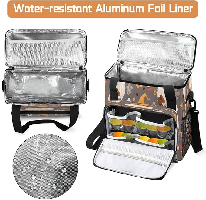 Christmas (611) Coffee Maker Carring Bag Travel Carrying Storage Tote Bag Compatible with Keurig K-Mini or K-Mini Plus Portable Single Serve Coffee Brewer Case with Pockets for K-cup Pods