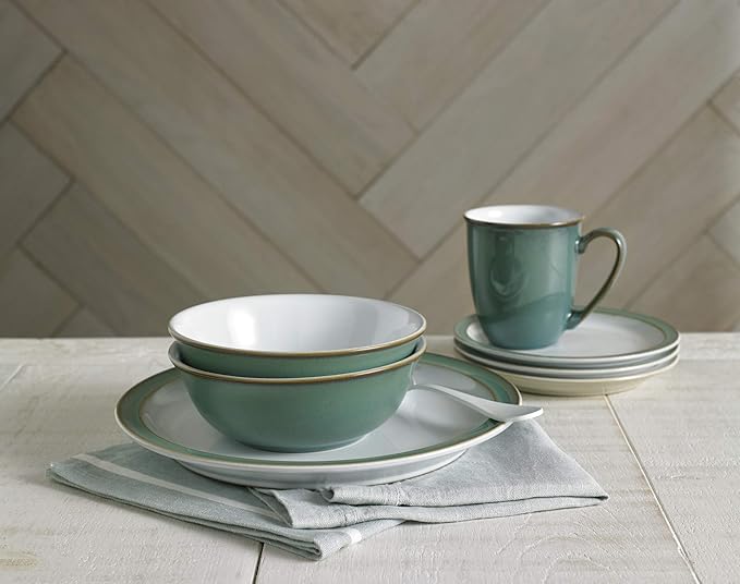 Denby 2048818 Regency Green 2 Piece Coffee Beaker/Mug Set
