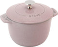 staub La Cocotte de GOHAN 40508-855 La Cocotte de Gohan Chiffon Rose S 40508-855 Rice Pot 1 Piece Rice Cooker Cast Iron Pot Rice Cooker with Serial Number