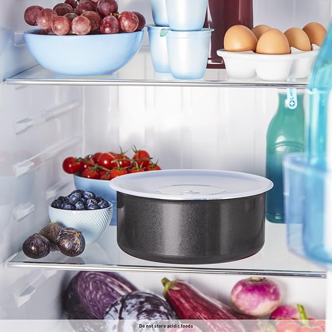 Tefal Ingenio Easy On 10 Piece Set Pots &amp Pans Set Stackable Easy Cleaning Non-Stick Coating Removable Handle Heat Indicator All Hobs Compatible Except Induction L1599143