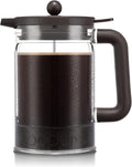 BODUM Bean K11683-10-451S Cold brew coffee maker 1.5l 12 cups 51 oz with fridge lid Dark Roast
