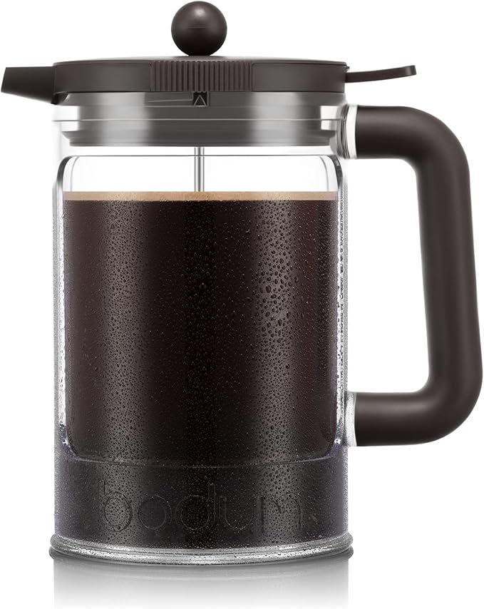 BODUM Bean K11683-10-451S Cold brew coffee maker 1.5l 12 cups 51 oz with fridge lid Dark Roast