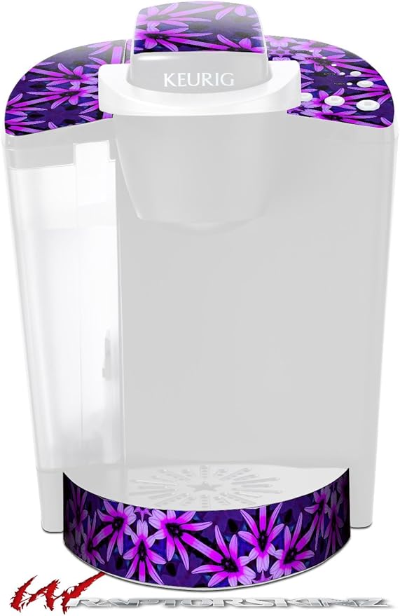 Decal Style Vinyl Skin compatible with Keurig K40 Elite Coffee Makers Daisy Pink (COFFEE MAKER NOT INCLUDED)