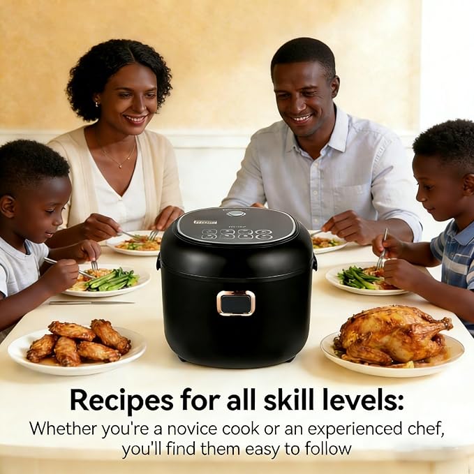 2.0L Mini Rice Cooker Portable 110V Multicooker Home Use Non-Stick Rice Maker Manufacturer Black