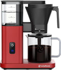 Kismile 8 Cup Drip Coffee Maker Machine Pour Over Coffee Brew with 3s Instant Heat 197-205℉ Removable Water Tank Adjustable Flow Control Deep Cold Brew &amp Keep Warm 40 Min Easy to Clean (Red)