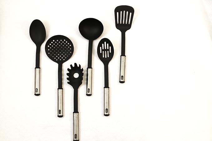 18 Piece 18/10 Belly Shaped Cookware Set w/ Encapsulated Base &amp Nonstick coating