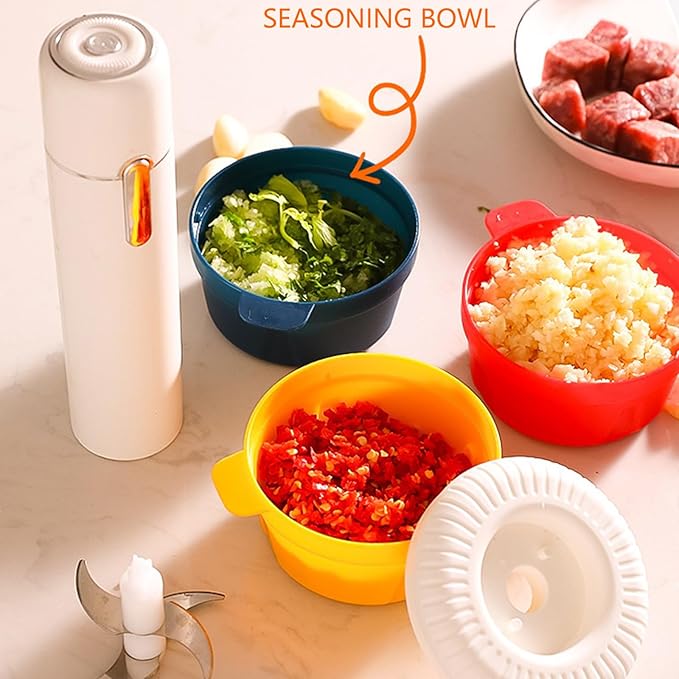 Food Maker Electric Blenders for Puree Meat Vegetables Quiet Operations Kitchen Appliance with Dishwasher Safe Part Multifunctional Kitchen Chopper
