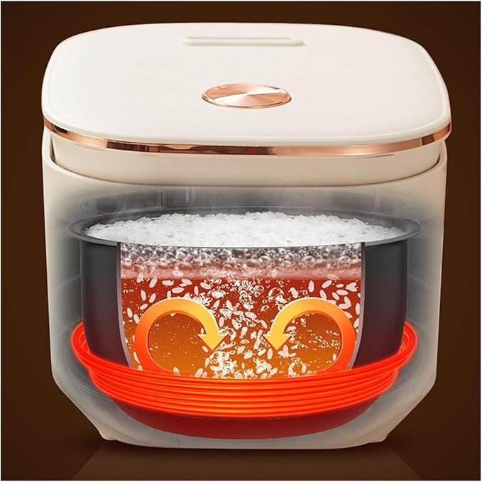 Mini Rice Cooker Commercial Rice Cooker 5L Portable Multifunctional Rice Cooker Non-Stick Inner Smart Control