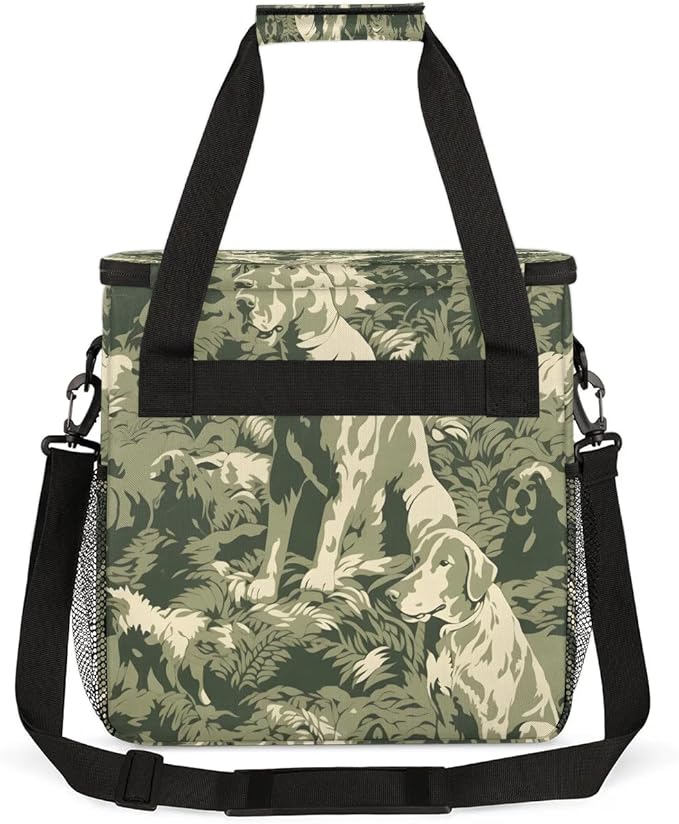 Abstract Camouflage Dog Coffee Maker Travel Bag for K-Mini or K-Mini Plus Single Serve Coffee Brewer Portable Storage Tote Case for Tarvel